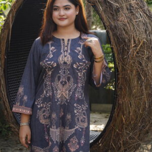 সফ্ট কটন সিল্ক মিক্সড লং টু-পিস!